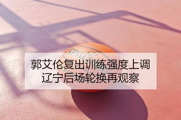 郭艾伦复出训练强度上调 辽宁后场轮换再观察